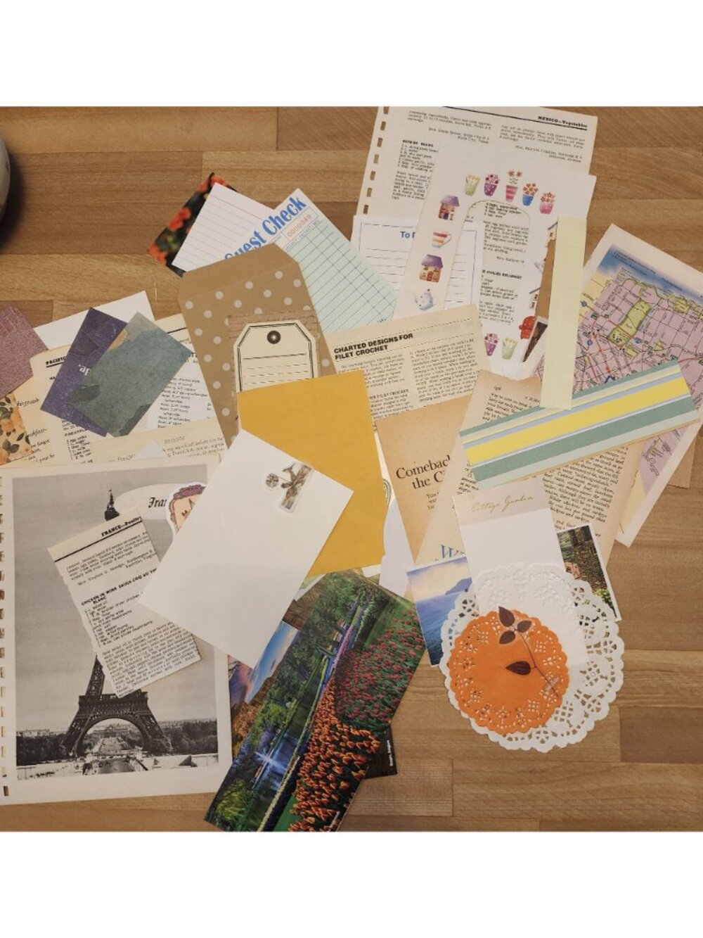 70 + Piece Ephemera Lot Junk Journal Scrapbooking Paper Supplies Mixed Bundle - Picture 5 of 5